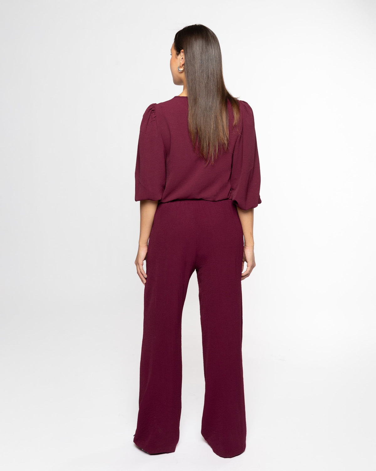JULIE PANTALON TALL BURGUNDY