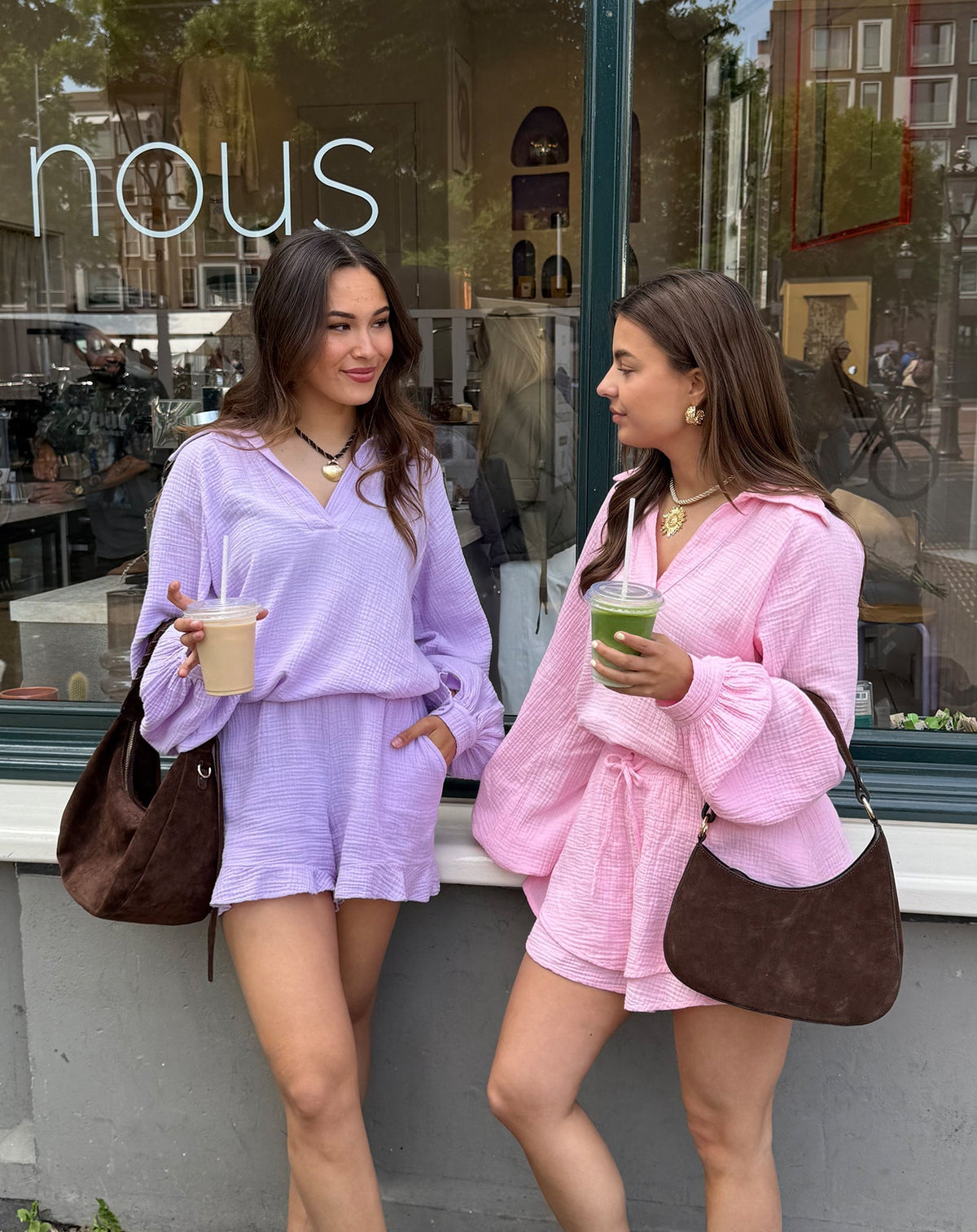 MOUSSELINE SHORTS HARD ROZE