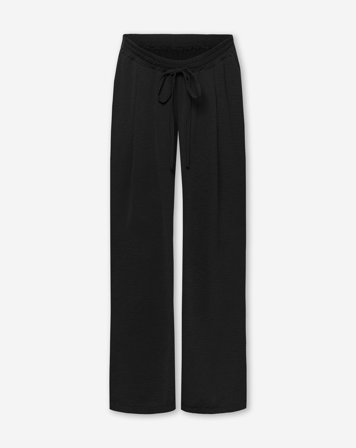 JULIE WIDE LEG PANTALON TALL MATERNITY ZWART