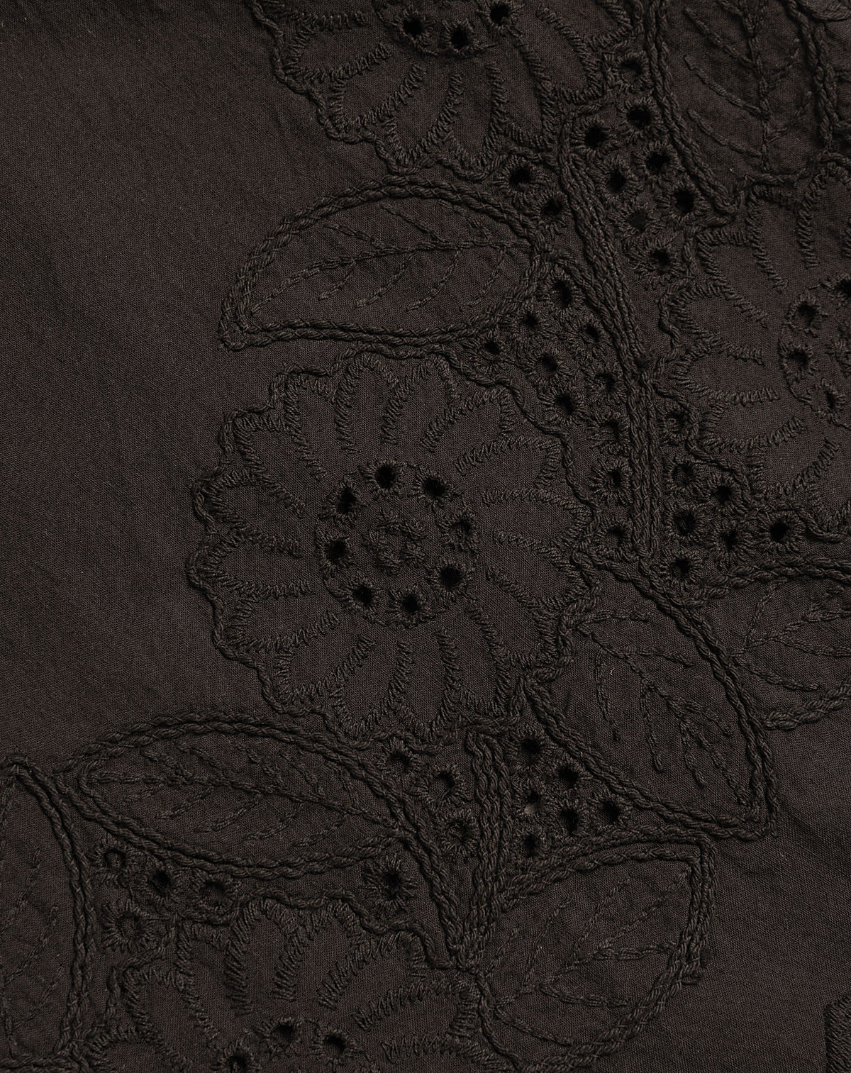 COTTON EMBROIDERY BERMUDA DONKERBRUIN