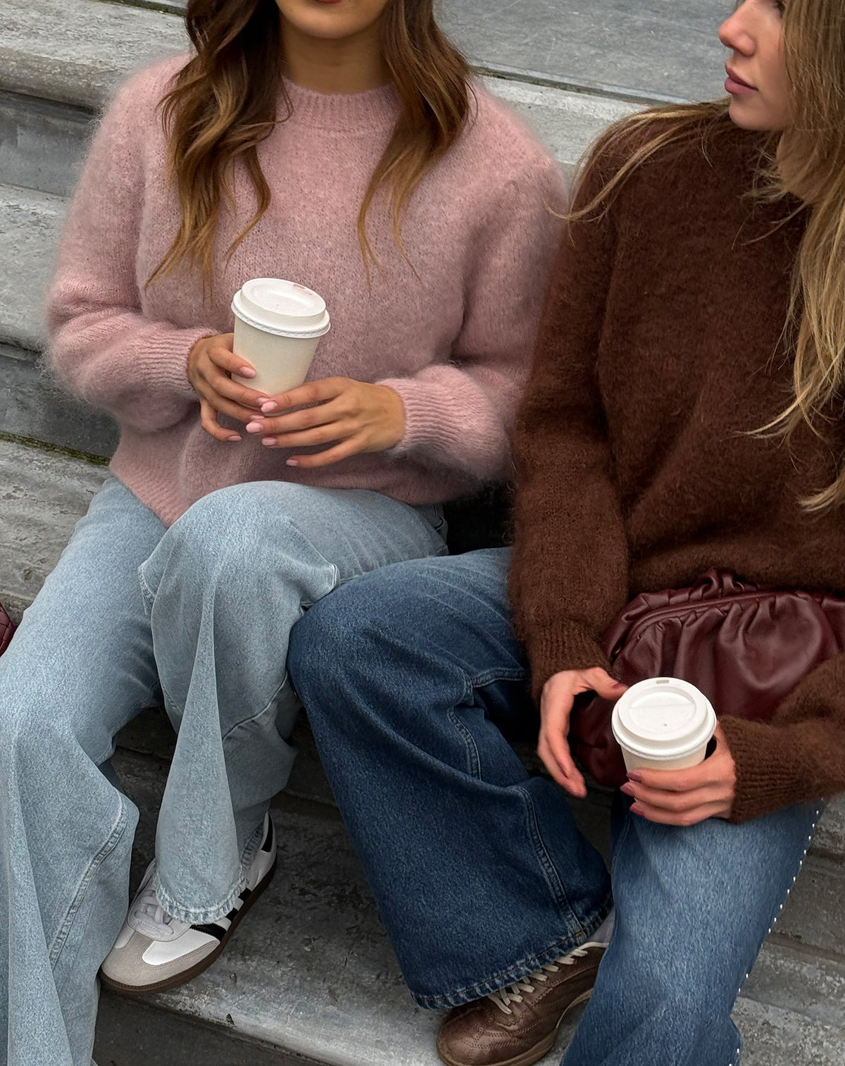 TAMARA MOHAIR KNIT LICHT ROZE