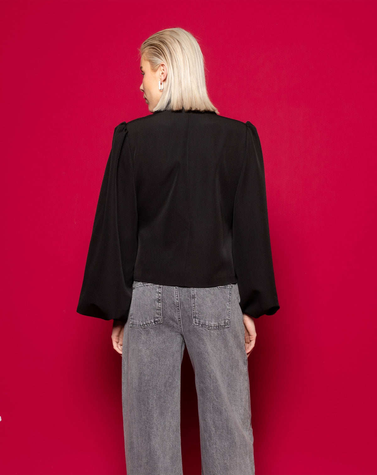 NOE WRAP BLAZER ZWART