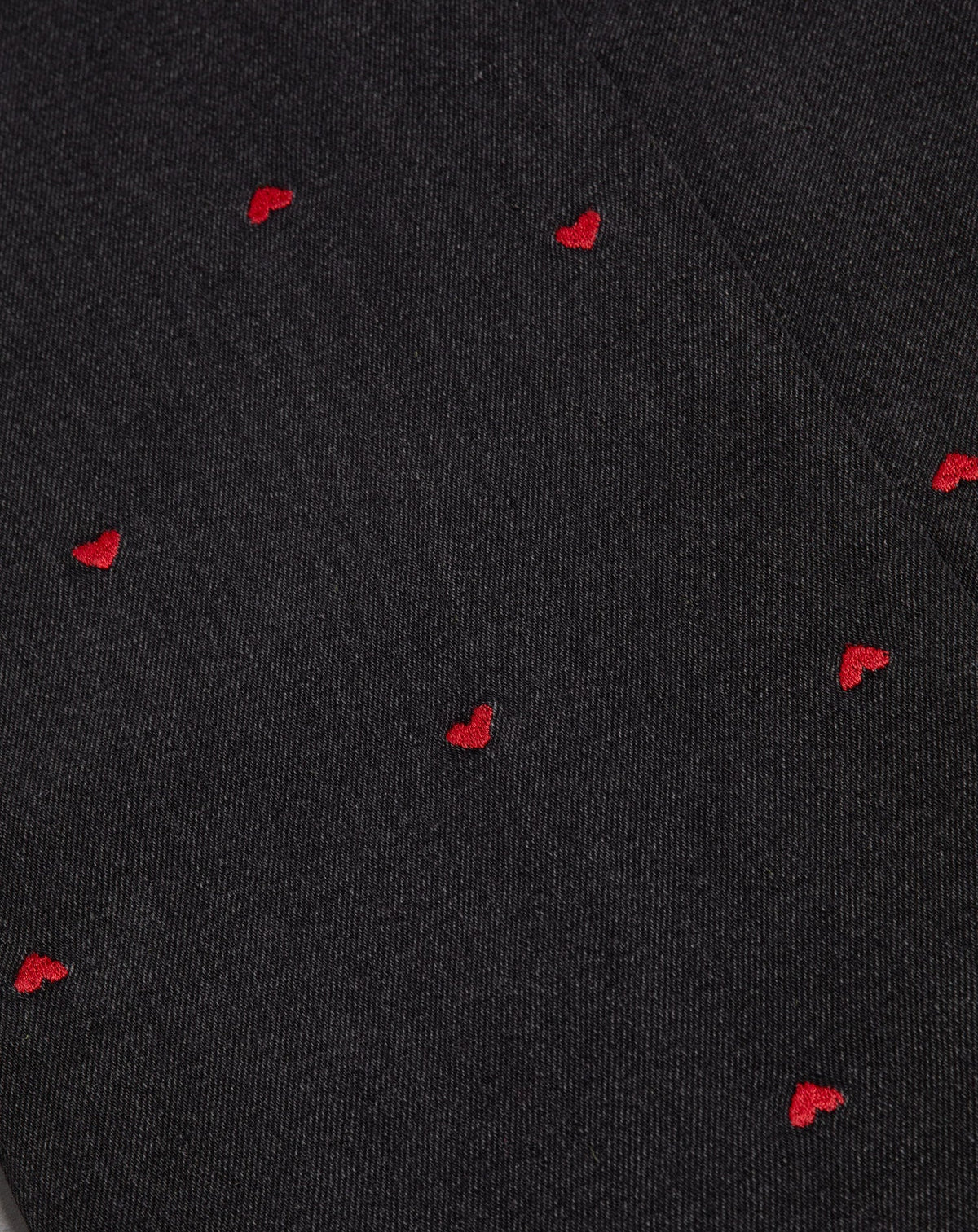 HEART BOOTCUT JEANS DONKERGRIJS