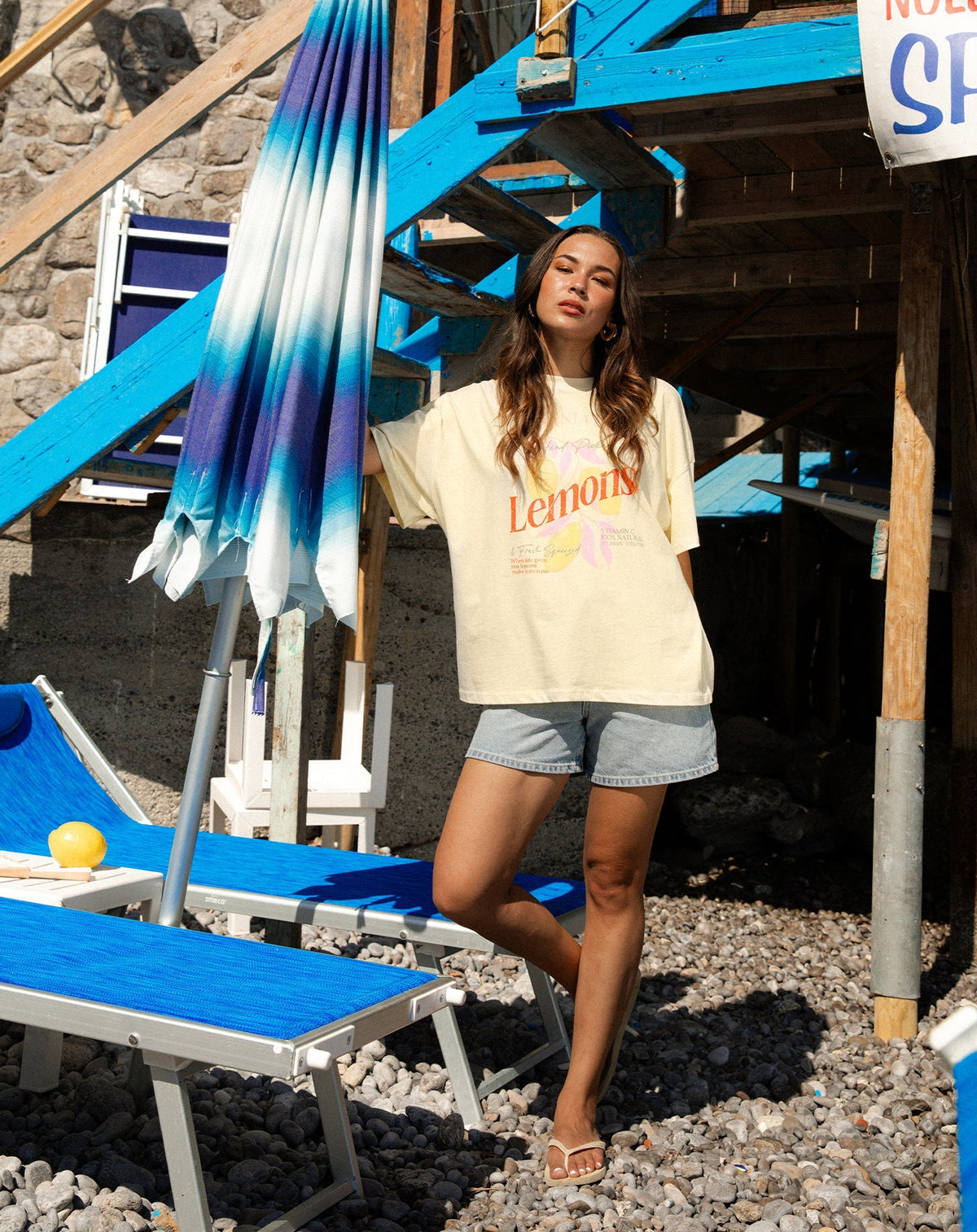 CALIFORNIA LEMONS OVERSIZED TEE BOTERGEEL