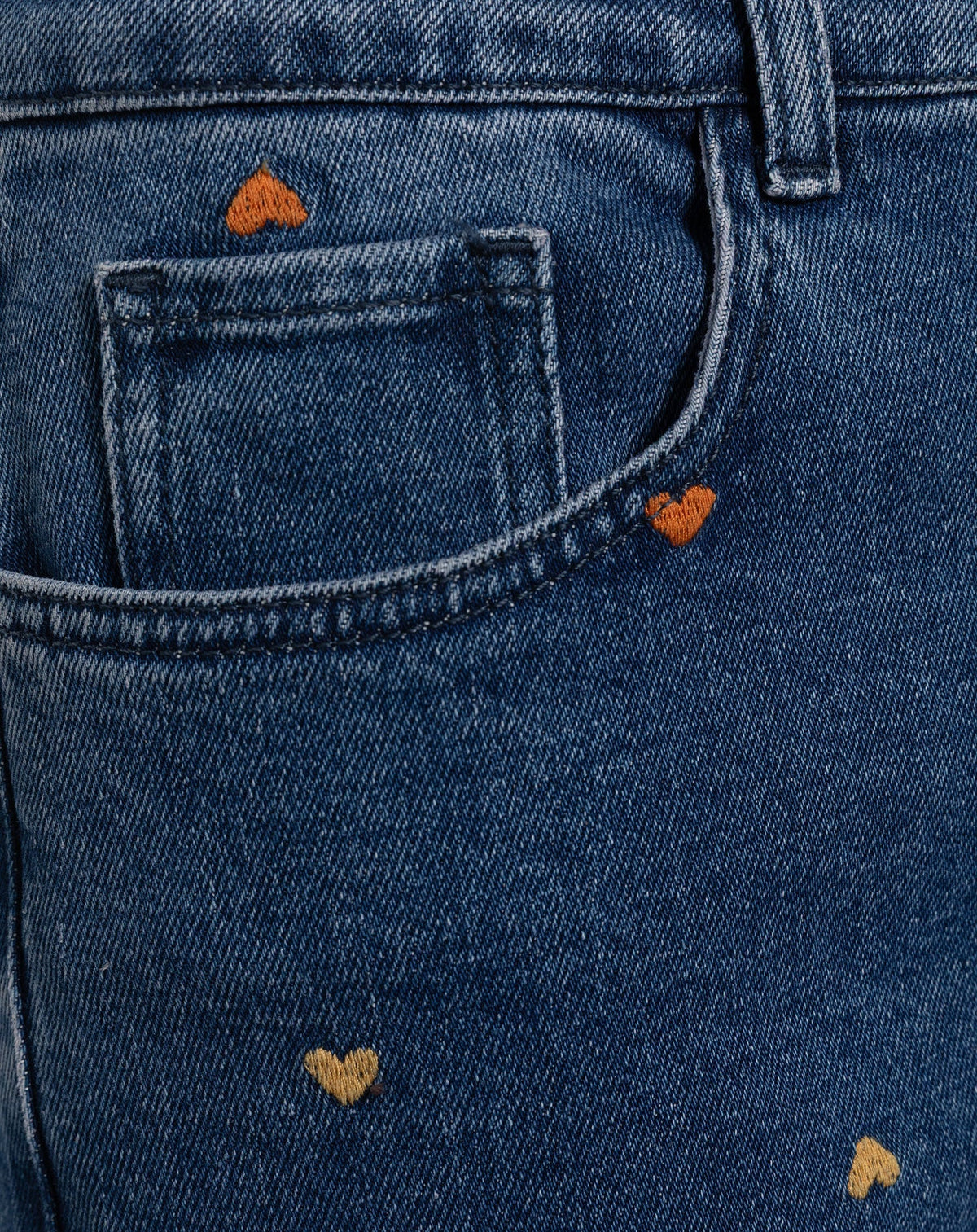 HEART MIX BOOTCUT JEANS ORANJE