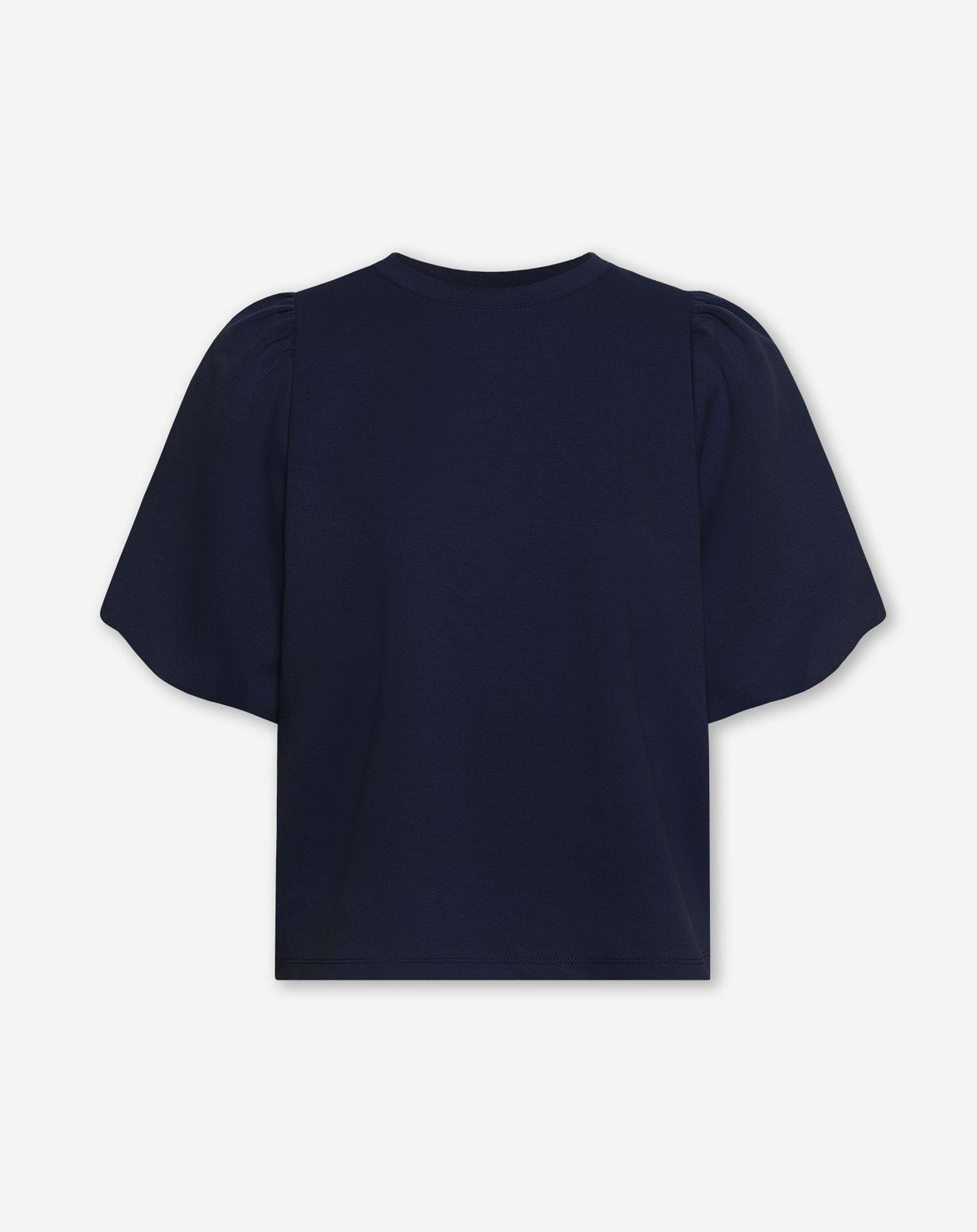 SCUBA SHORT PUFF SLEEVE SWEATER MARINEBLAUW