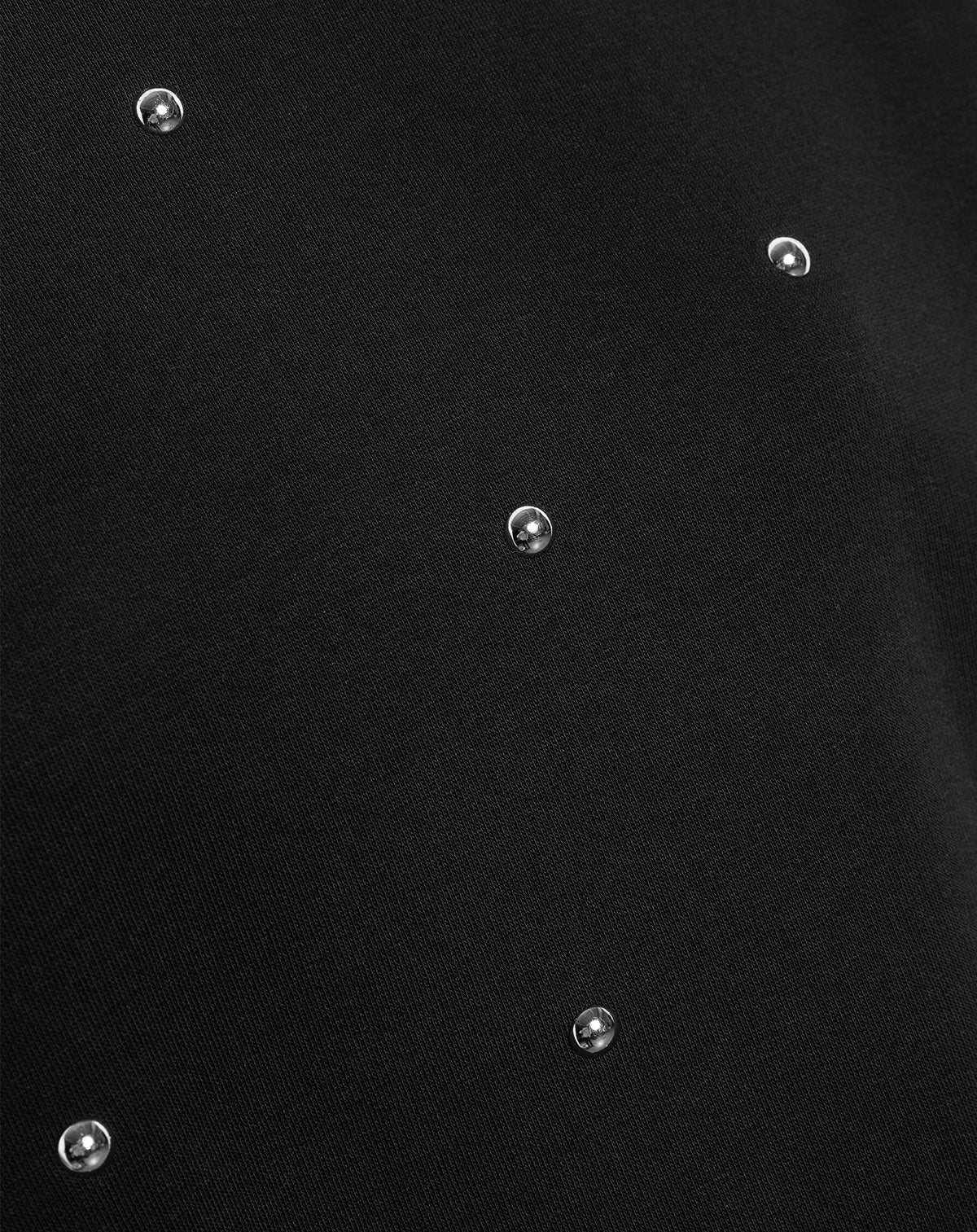 BOLD STUDS SWEATER ZWART