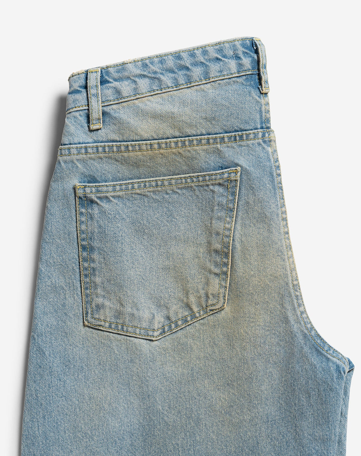 BARREL LEG JEANS DIRTY BLAUW