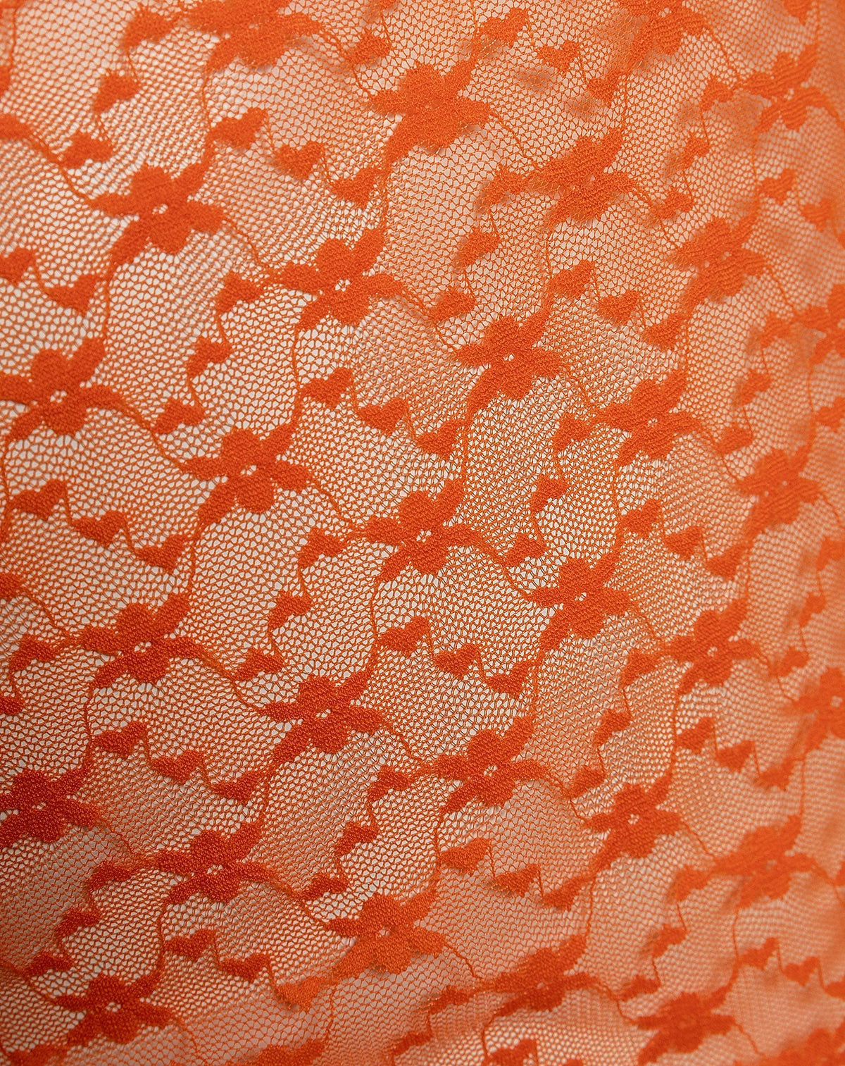 ALEXI FLOWER LACE TOP ORANJE
