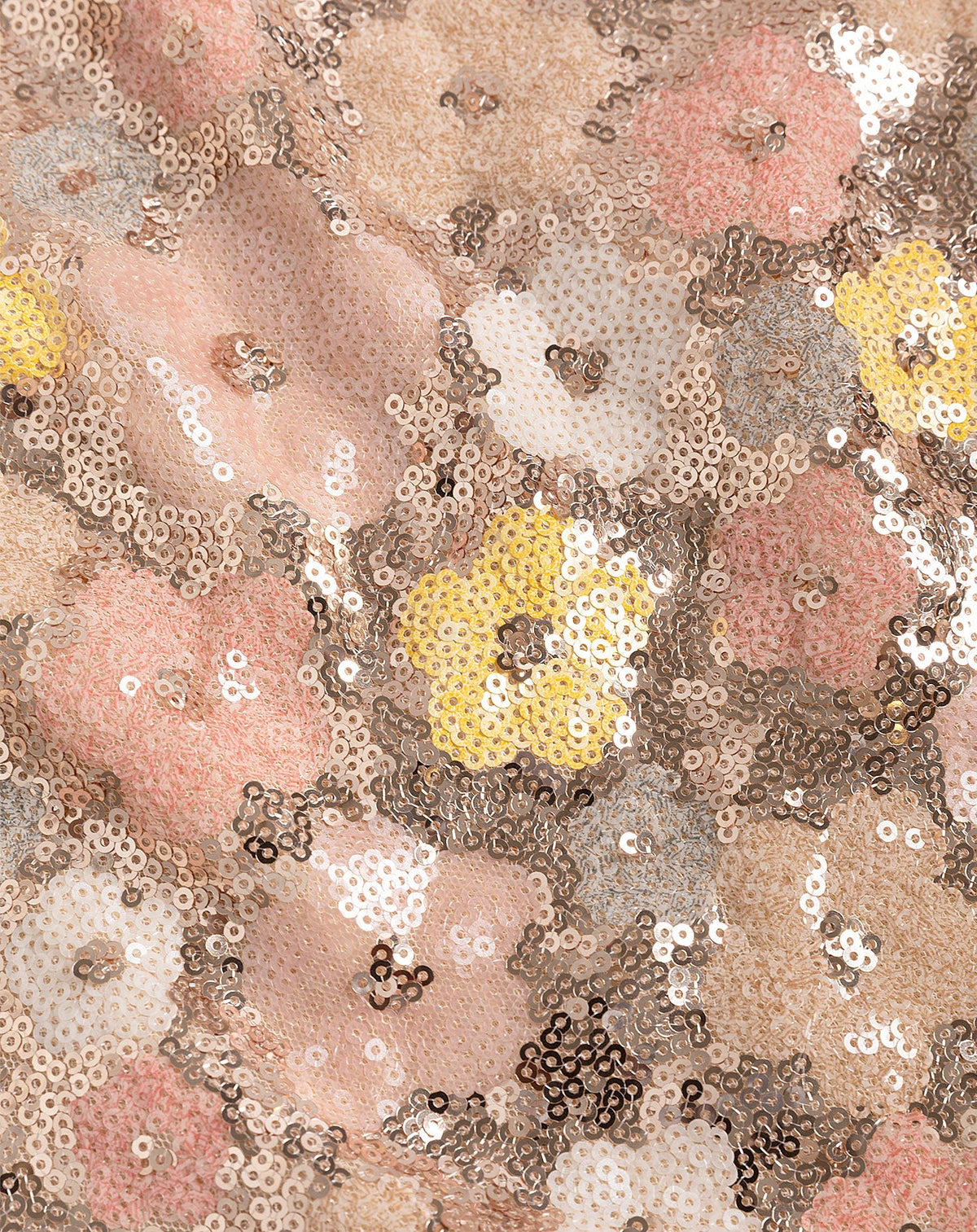 NIYA FLOWER SEQUIN DRESS ROZE