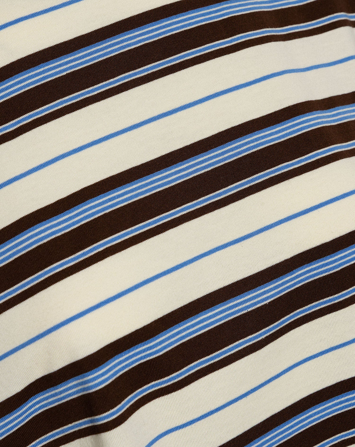 LAYA STRIPED SHORT SLEEVE OVERSIZED TEE CRÈME