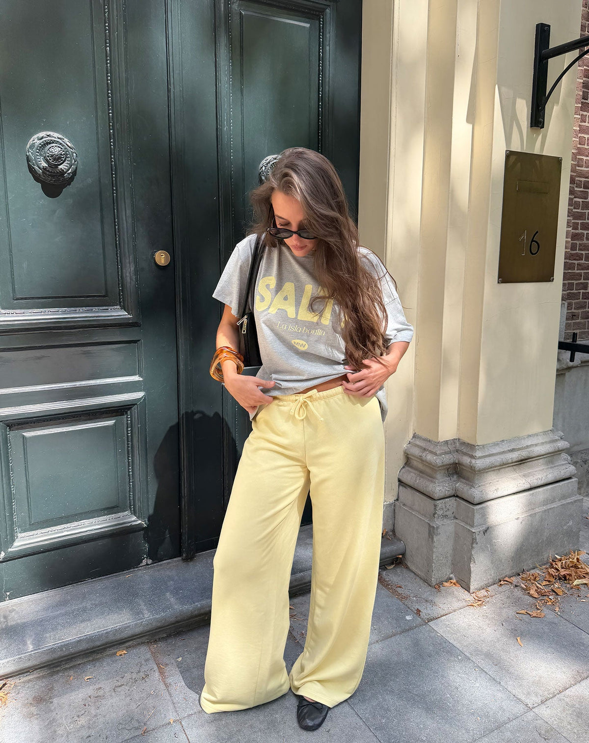 WIDE LOW RISE SWEAT PANTS TALL BOTERGEEL