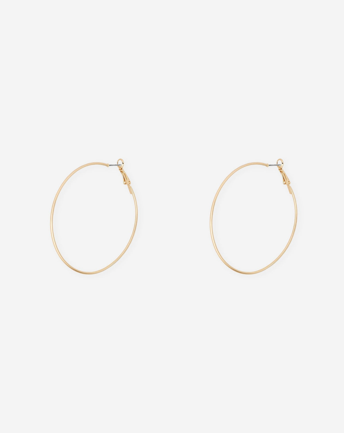 BIG THIN HOOP EARRINGS
