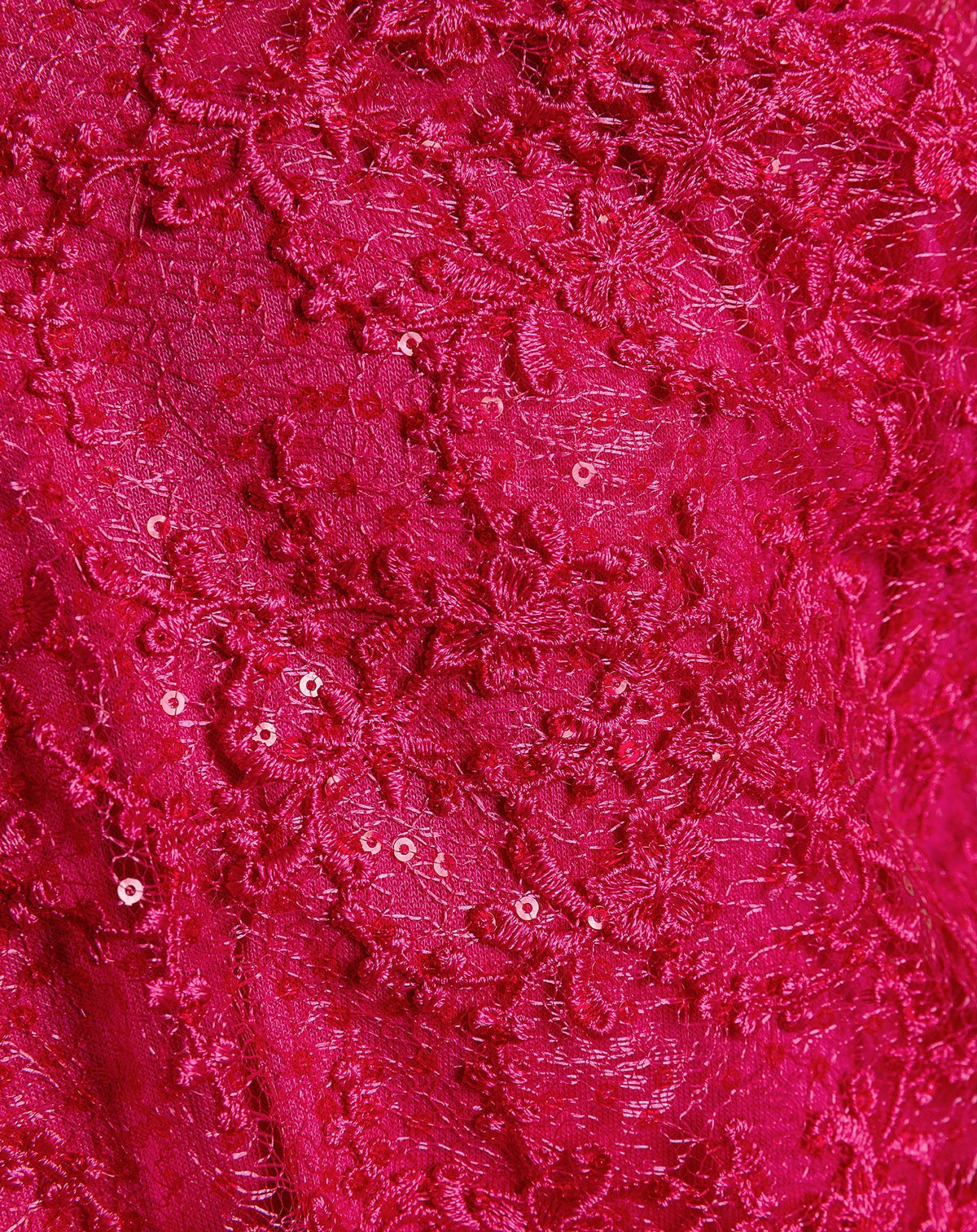 FLORINE GLITTER DRESS FUCHSIA