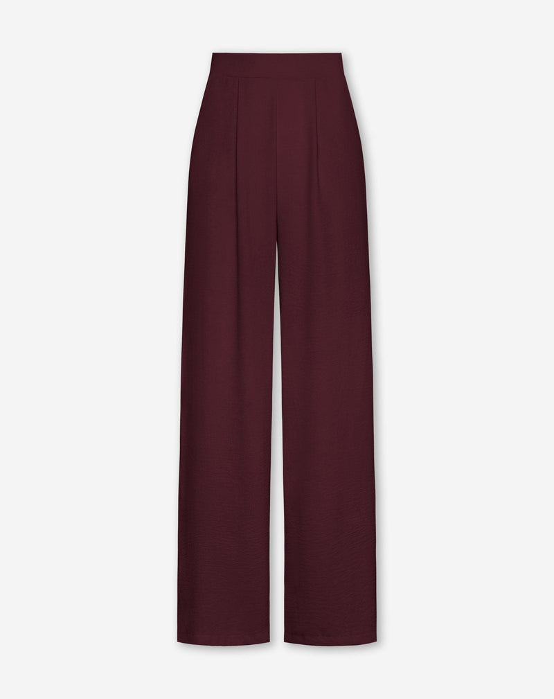 JULIE PANTALON DONKER BURGUNDY