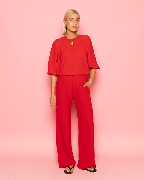 JULIE PANTALON ROOD