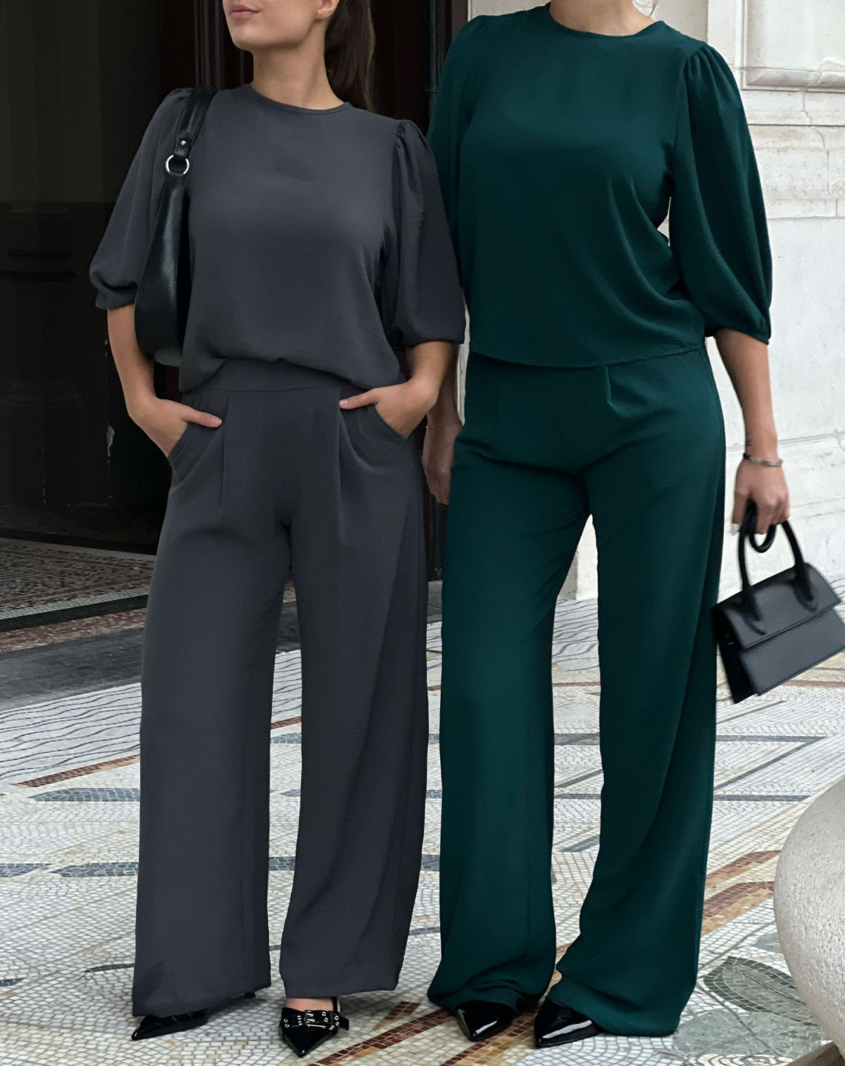 JULIE PANTALON PETITE GROEN