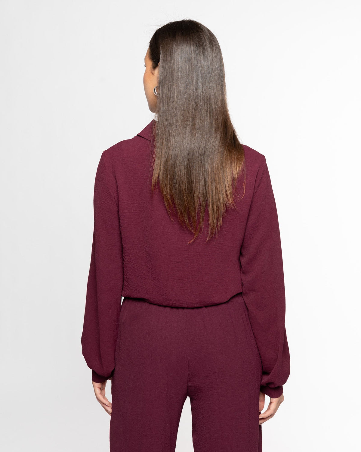 JULIE TOP BURGUNDY