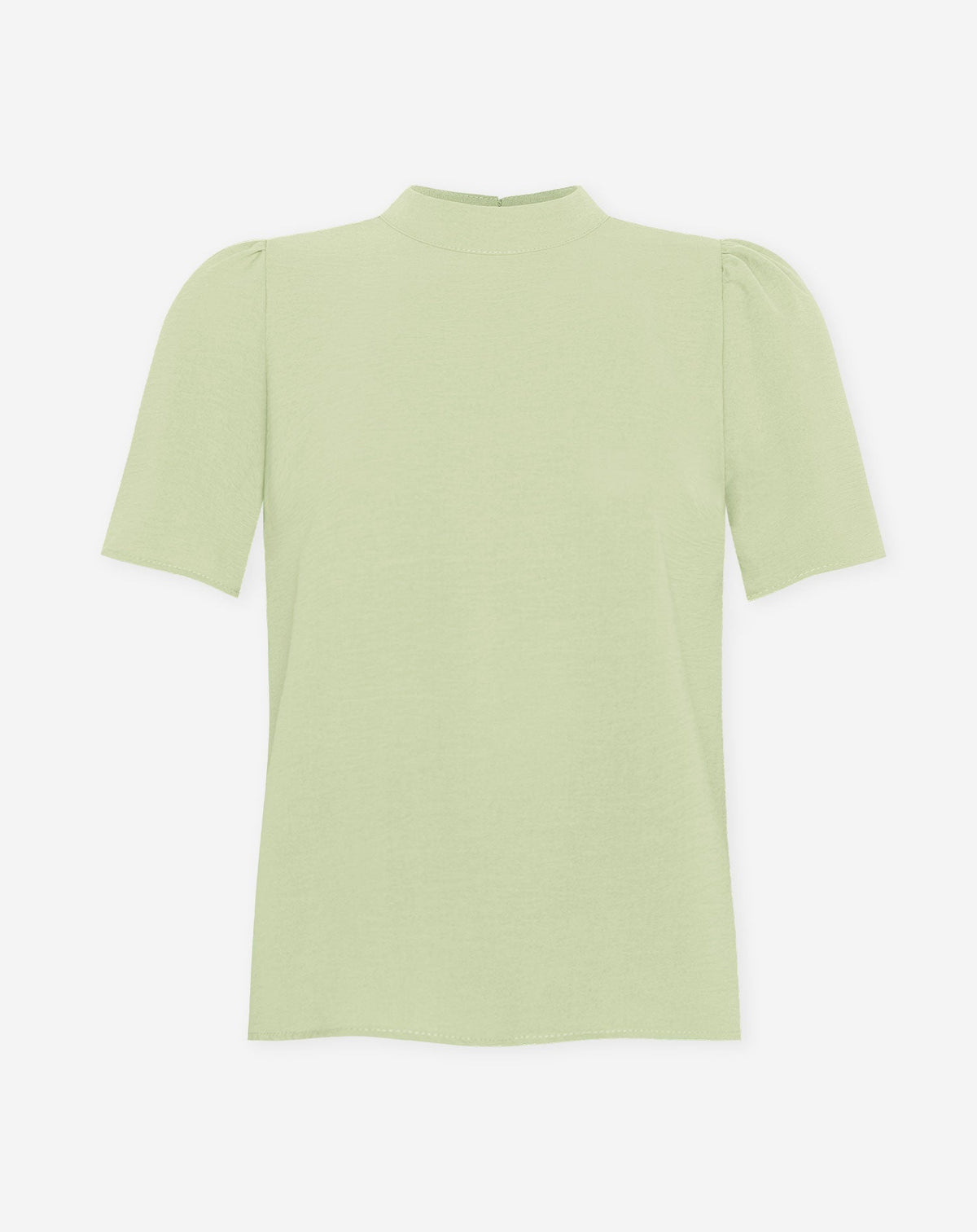 JULIE SHORT SLEEVE TOP LICHT LEGERGROEN