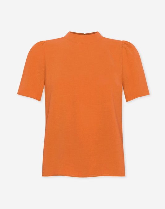 JULIE SHORT SLEEVE TOP ORANJE