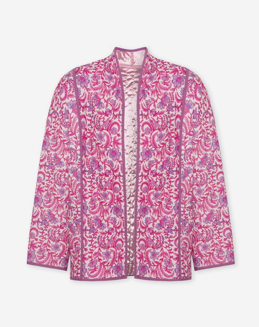 FLOWER PADDED JACKET