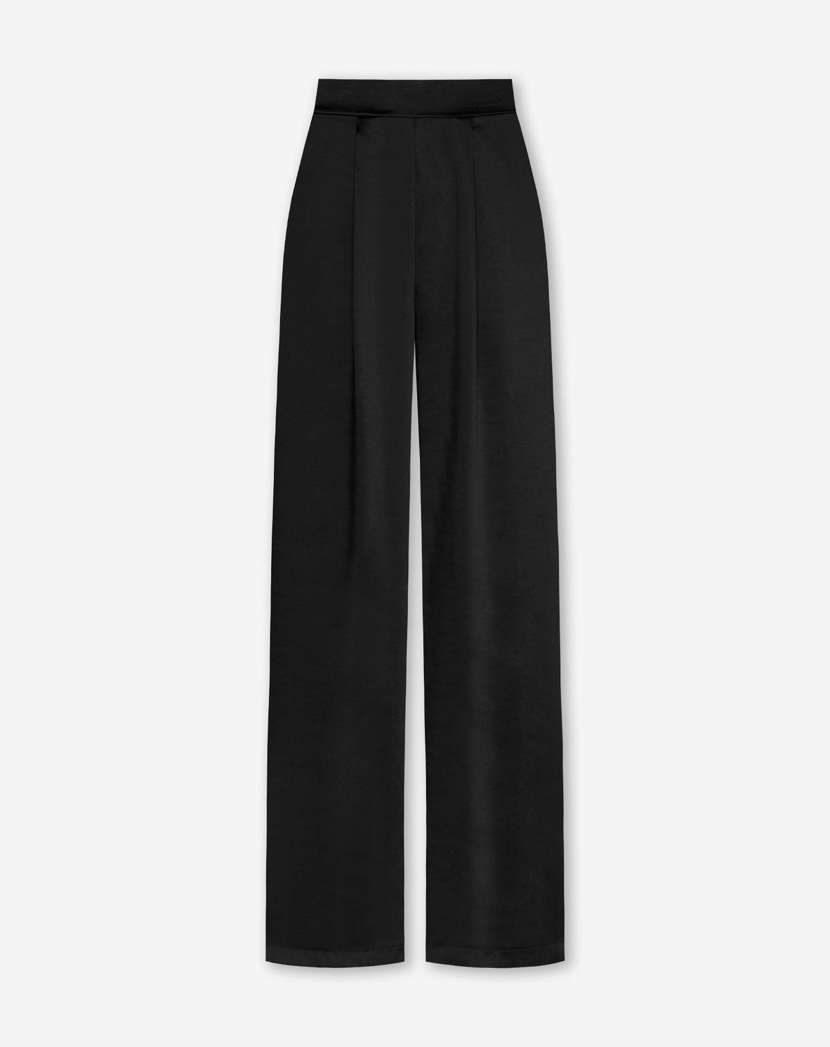 JULIE SATIN PANTALON PETITE ZWART