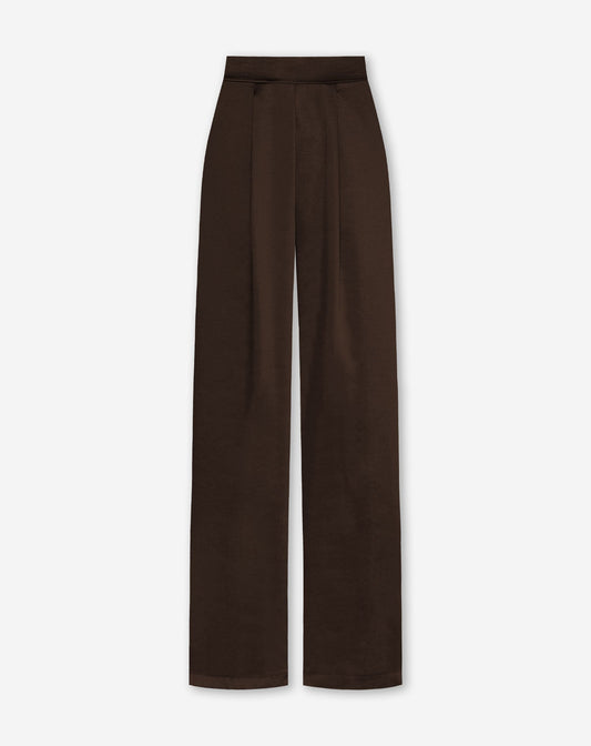 JULIE SATIN PANTALON BRUIN