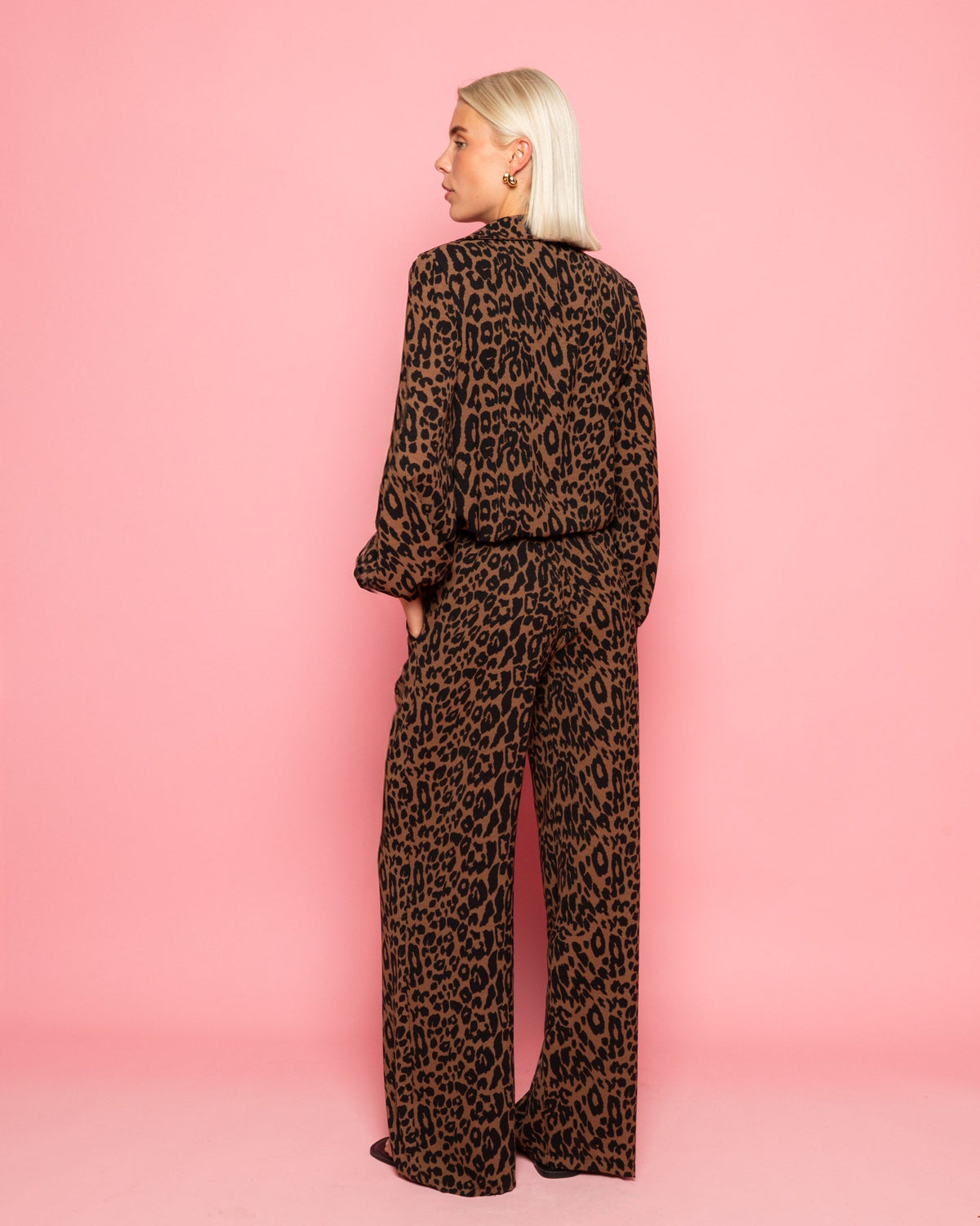 JULIE LEOPARD PANTALON PETITE