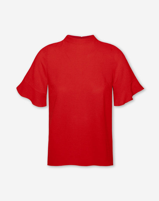 JULIE RUFFLE TOP ROOD