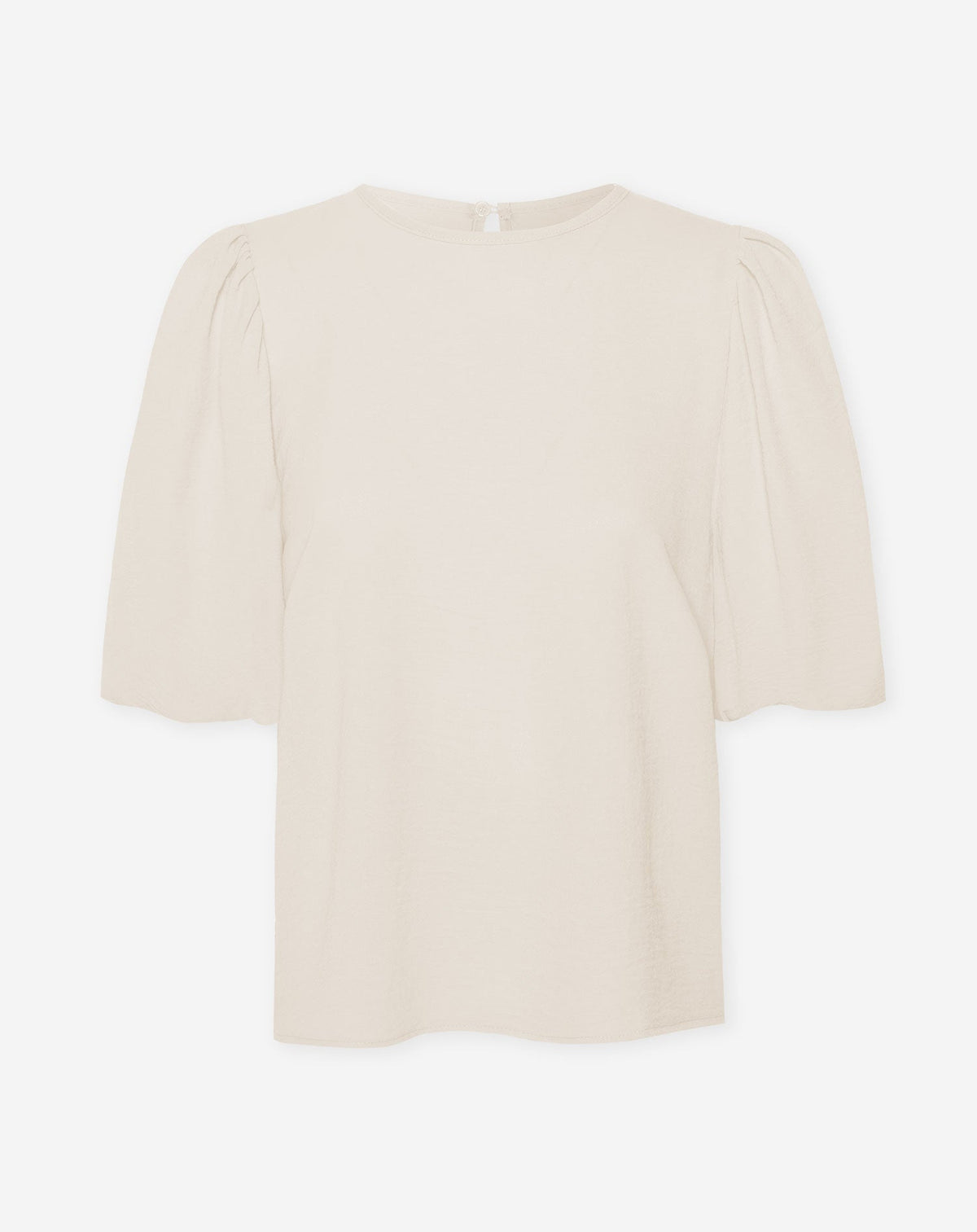 JULIE PUFF SLEEVE TOP BEIGE