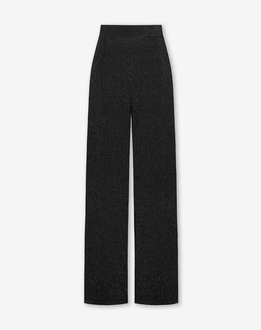 JULIE GLITTER PANTALON ZWART