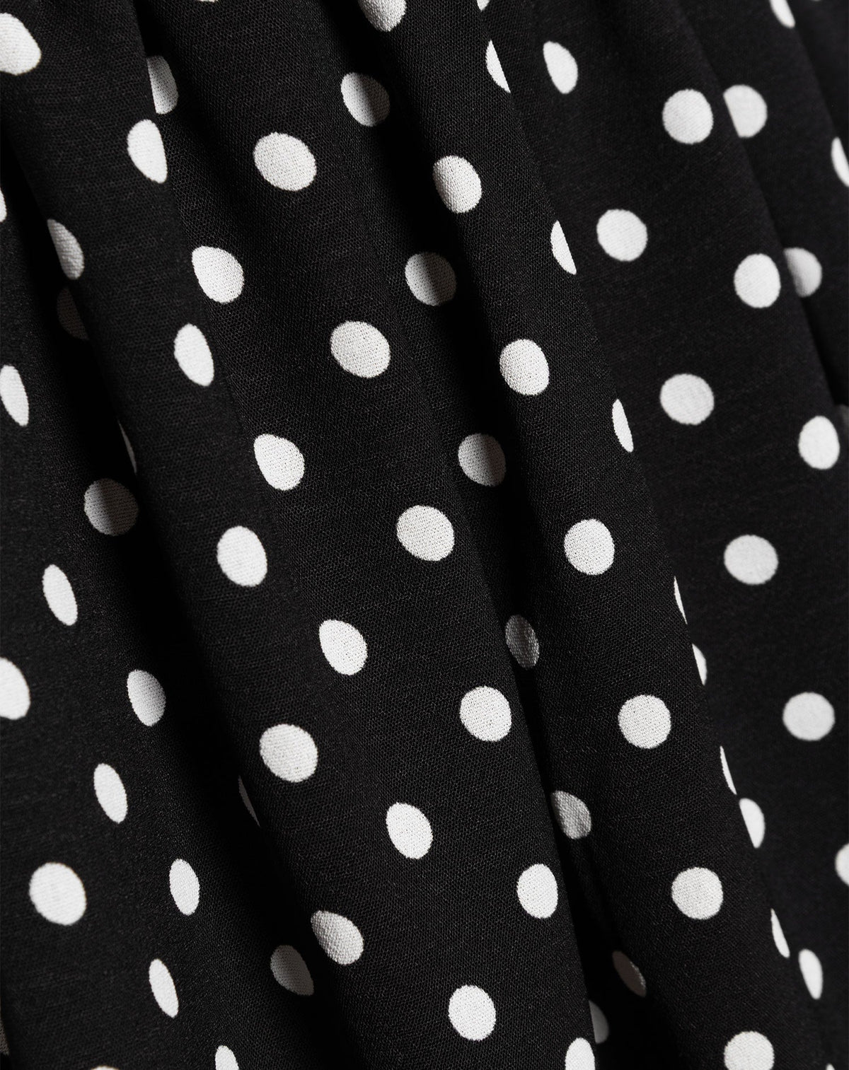 JULIE DOT BUBBLE HEM SKIRT ZWART