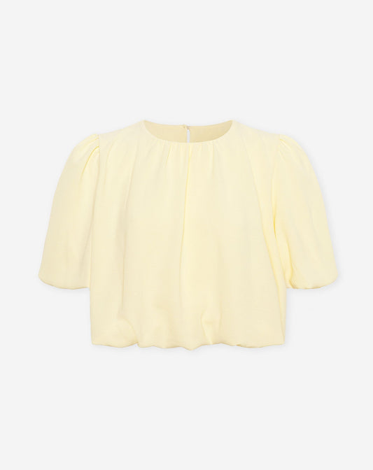 JULIE BUBBLE HEM TOP BOTERGEEL