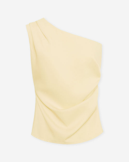 SOFIA ONE SHOULDER RUCHED TOP BOTERGEEL