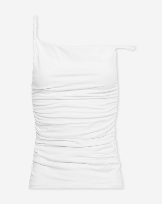 TAMAR OFF SHOULDER TWISTED TOP WIT