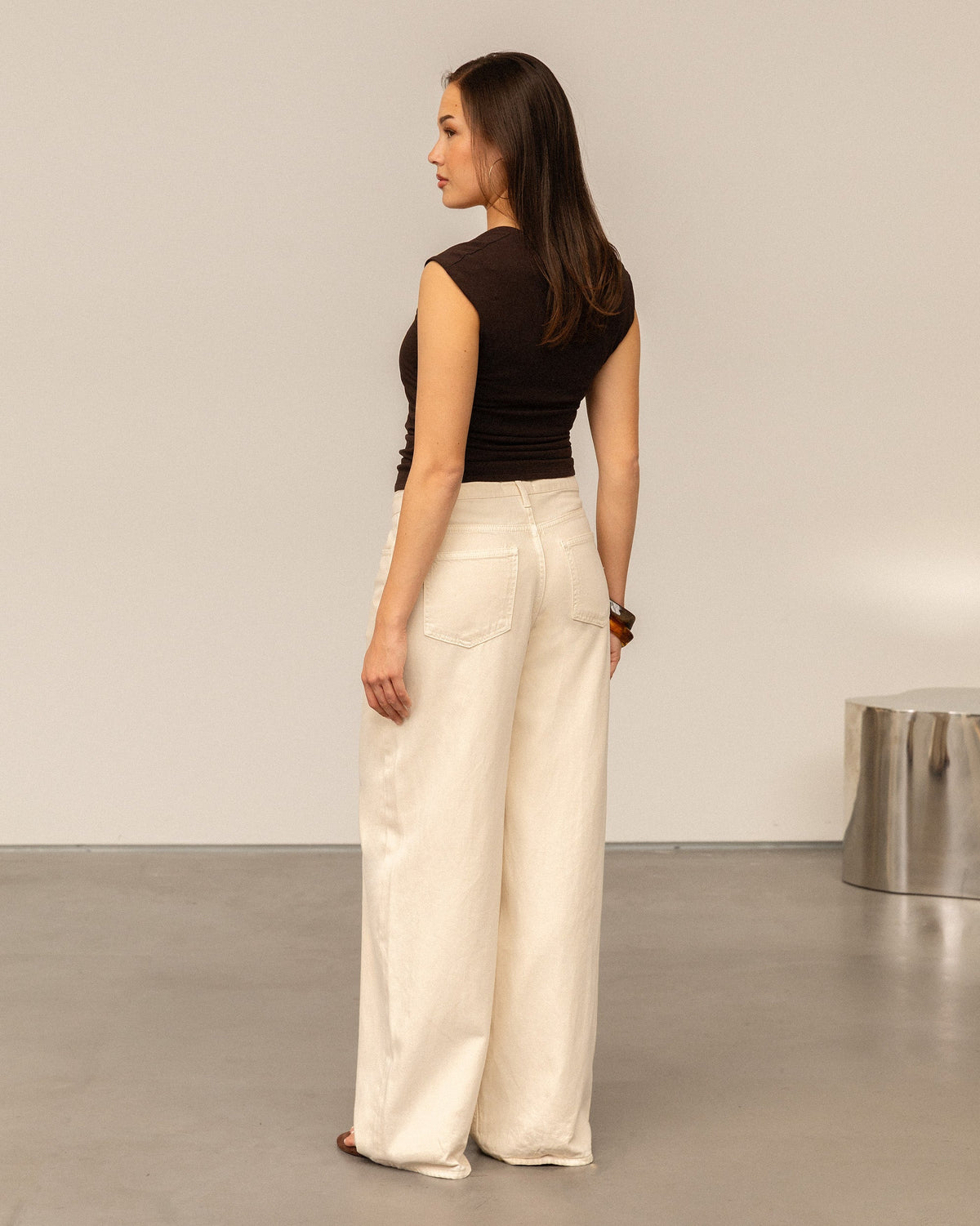 LOTTE BAGGY JEANS BEIGE