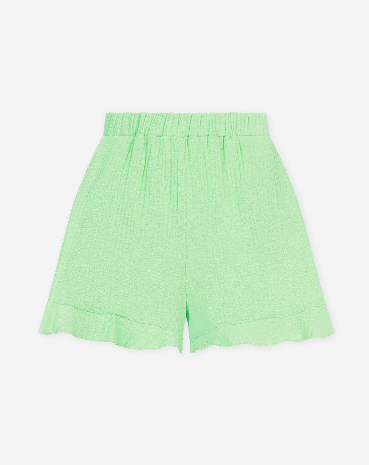MOUSSELINE SHORTS PISTACHE