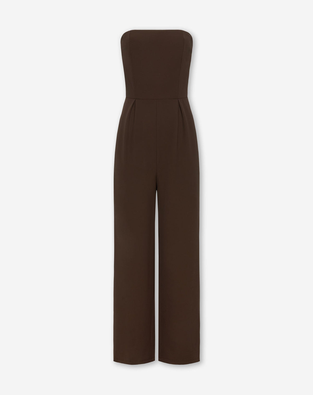 ISA STRAPLESS JUMPSUIT TALL BRUIN