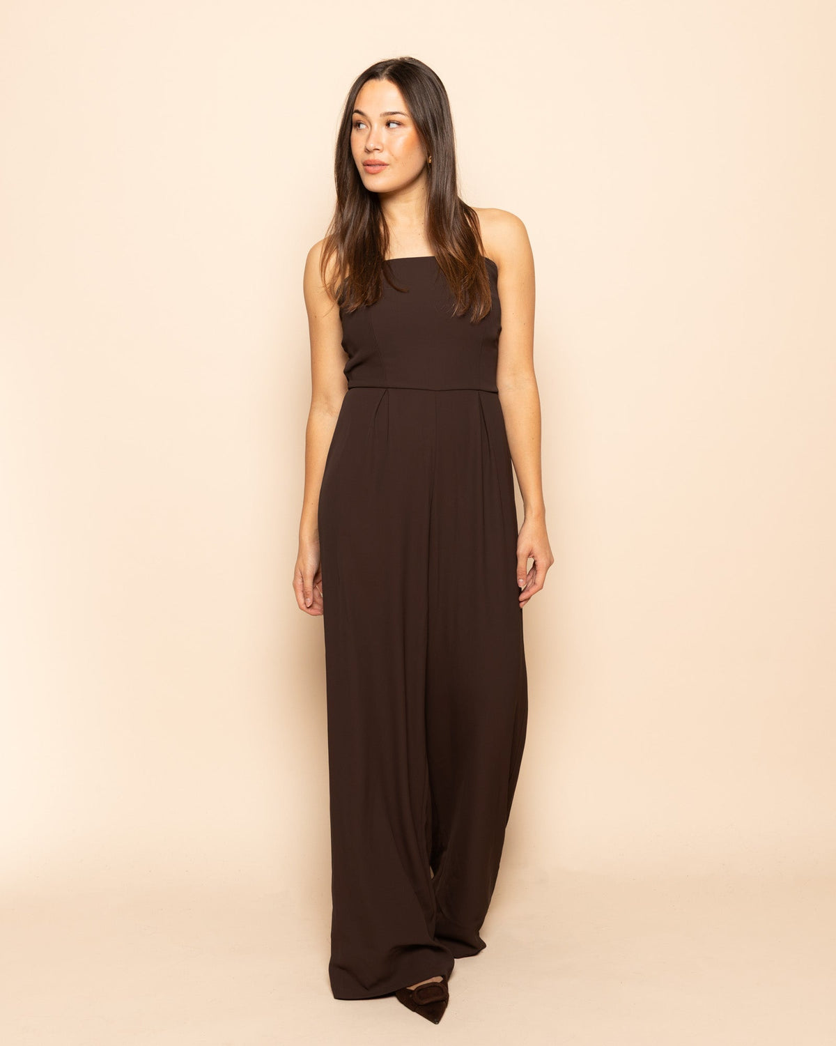 ISA STRAPLESS JUMPSUIT BRUIN