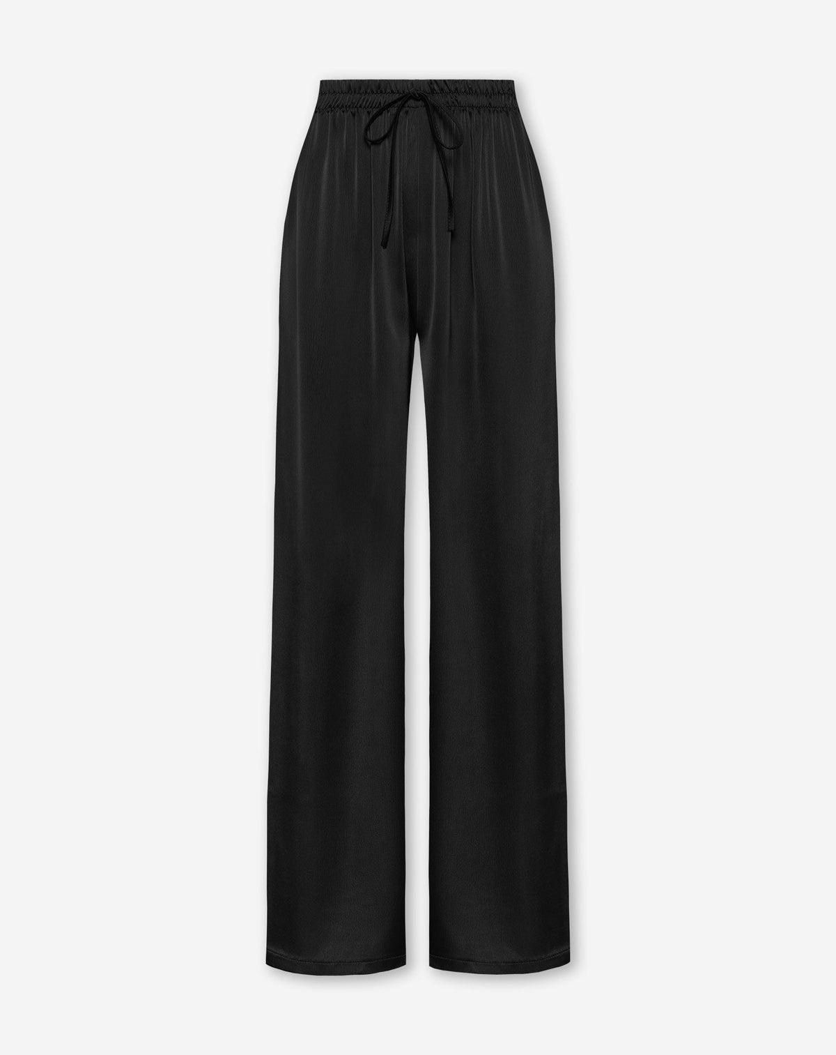 CARMEN SATIN PANTS PETITE ZWART