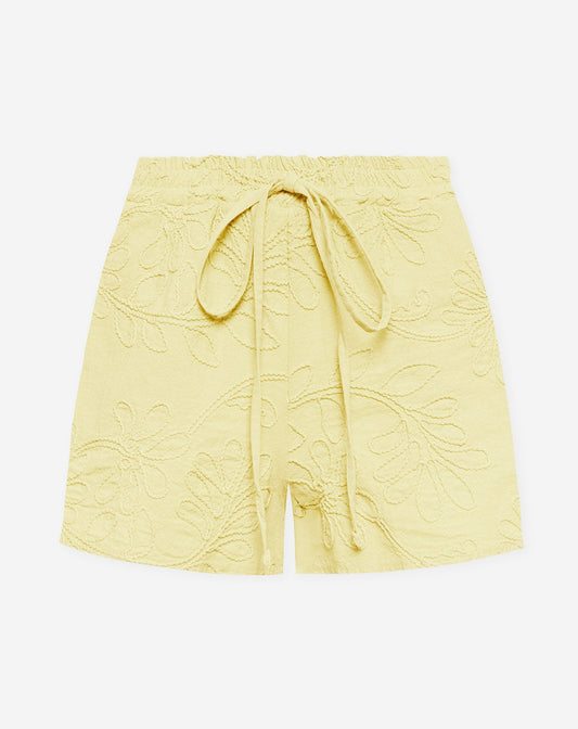 FEMKE FLOWER SHORTS BOTERGEEL