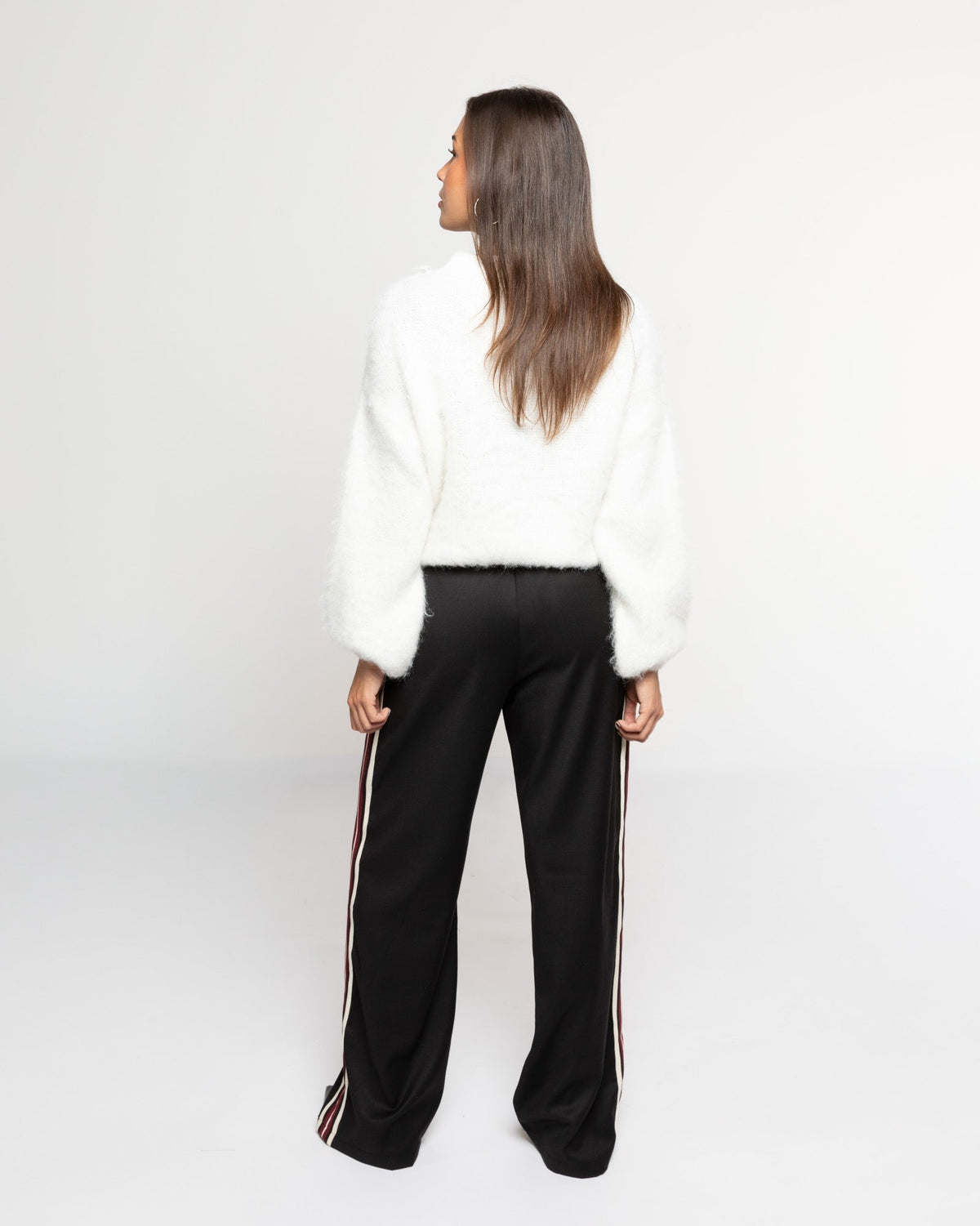 JUUL STRIPE TAPE PANTALON ZWART