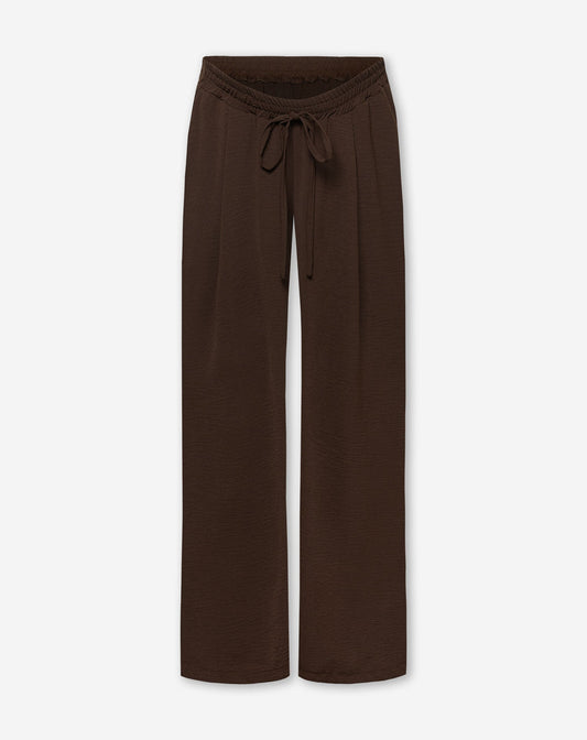 JULIE WIDE LEG PANTALON MATERNITY BRUIN