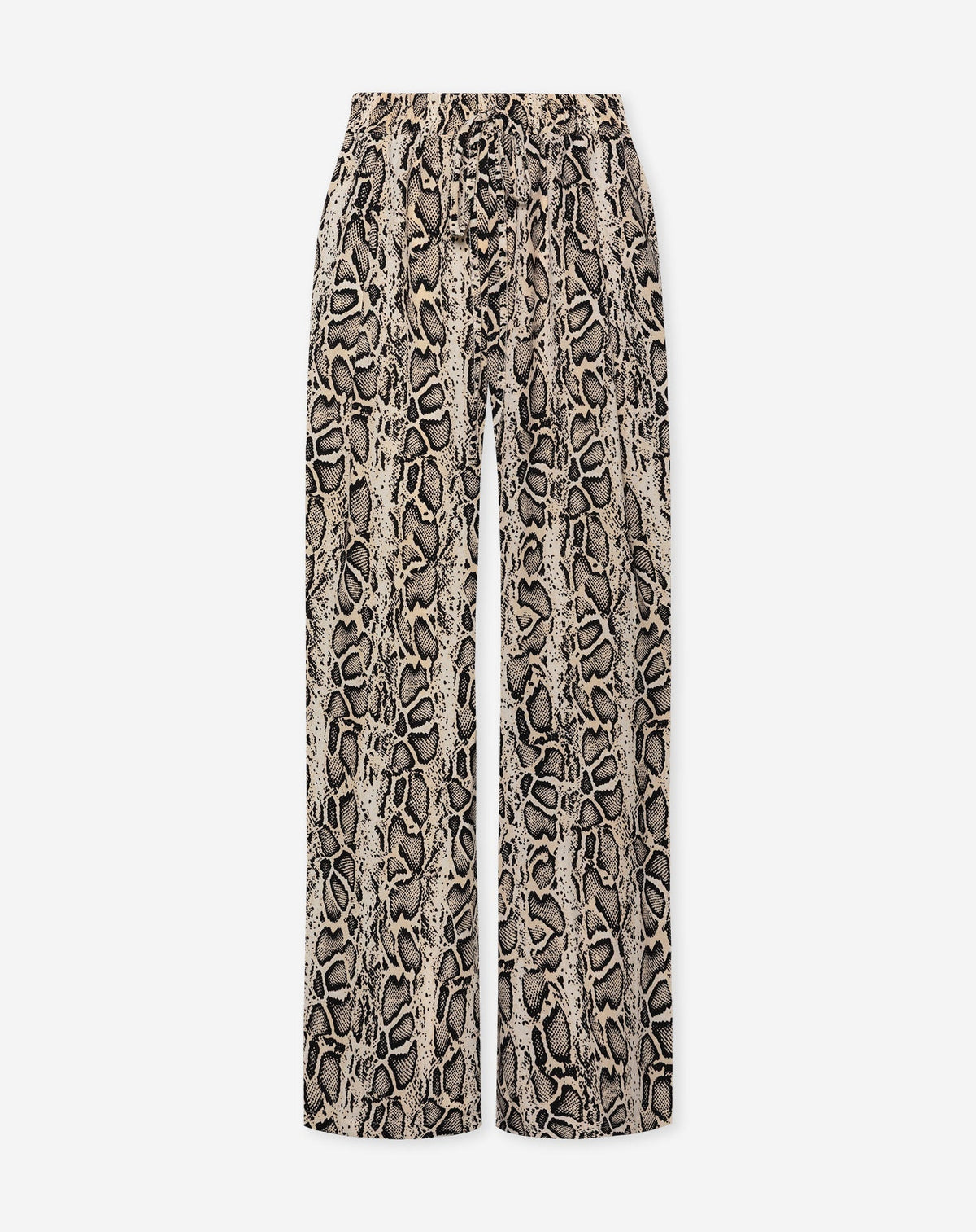 JULIE SNAKE WIDE LEG PANTALON TALL BEIGE