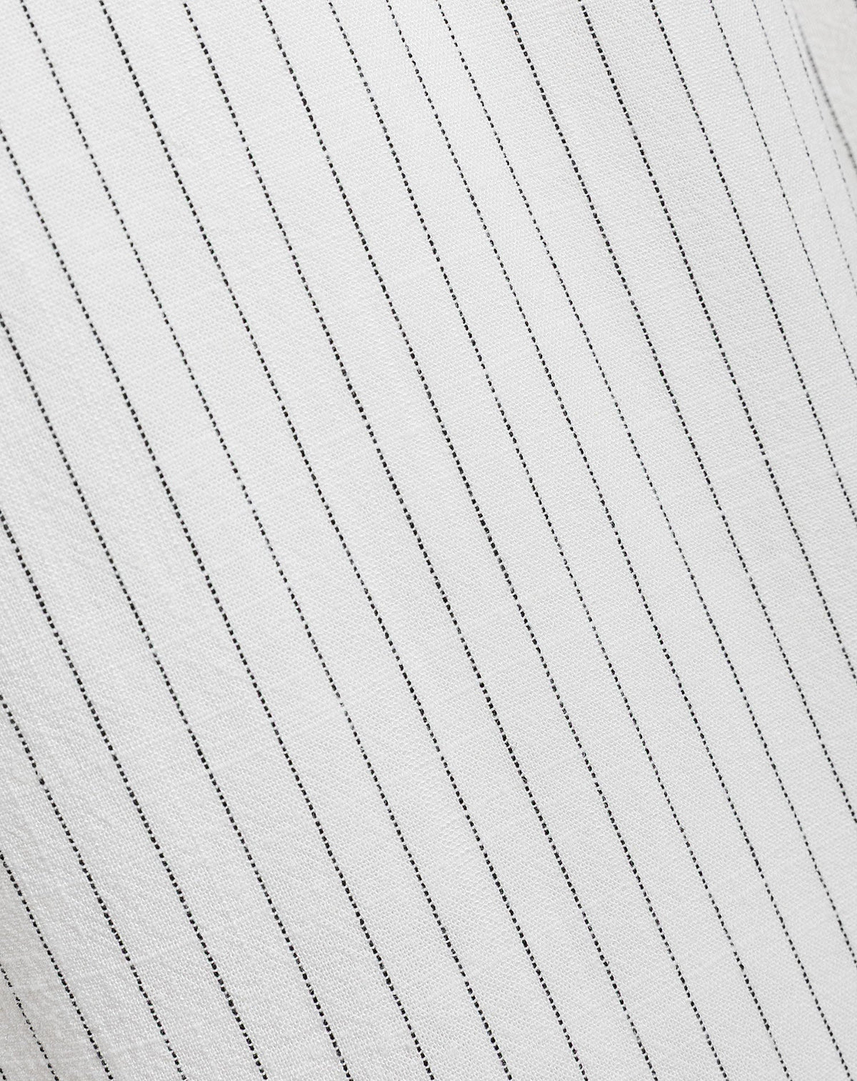 PINSTRIPE LINEN STRAIGHT LEG PANTS PETITE WIT