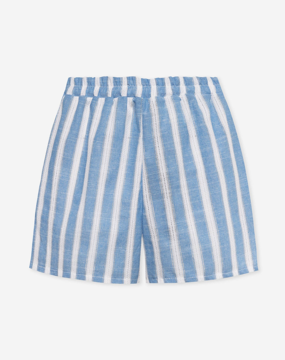 MAEVE STRIPE LUREX SHORTS BLAUW