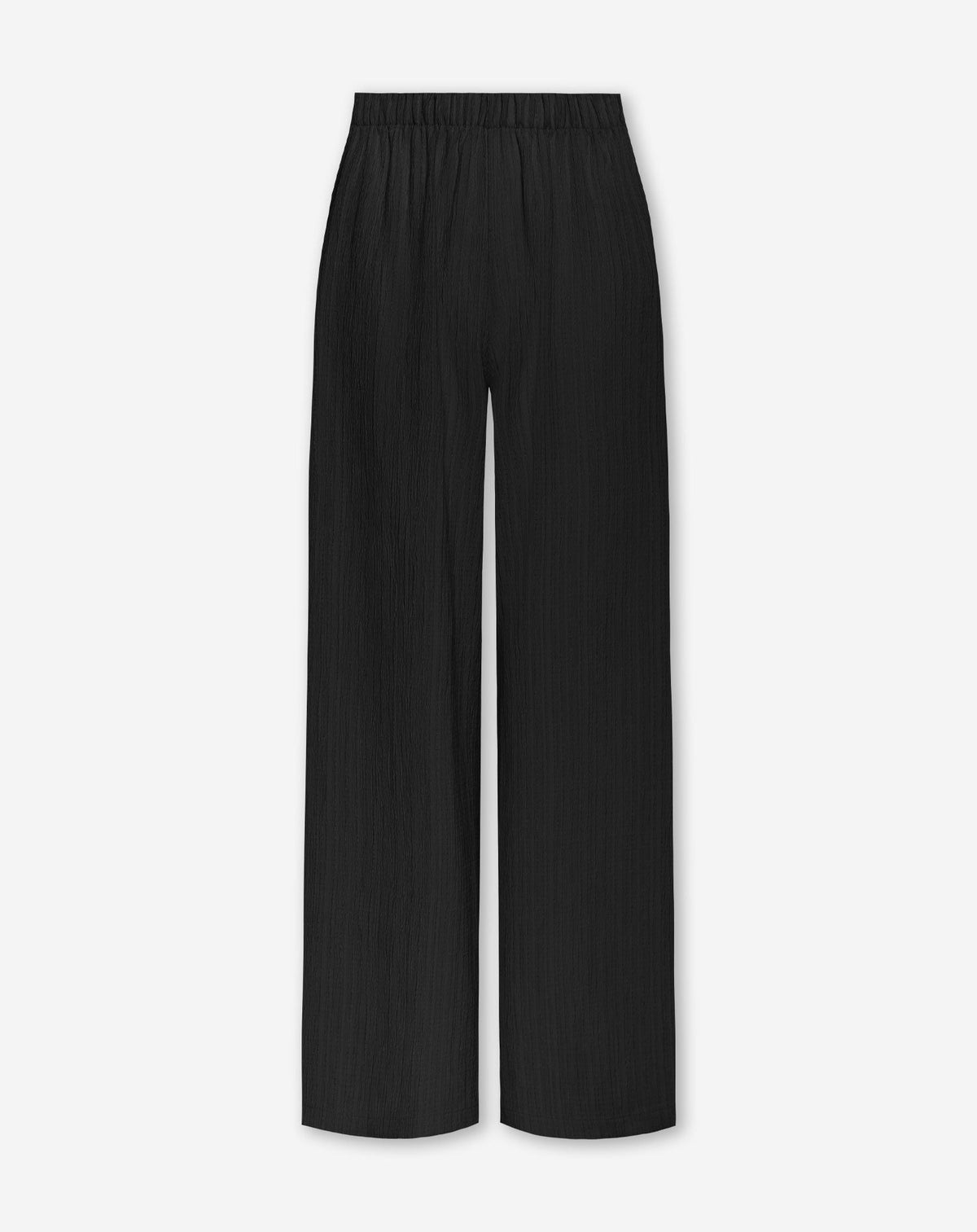 MIMMI STRUCTURE PANTS TALL ZWART