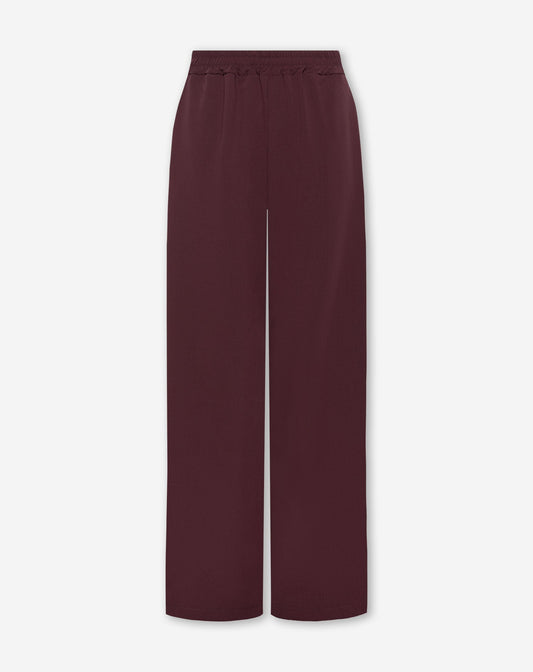 HAILEY TRACK PANTS BURGUNDY