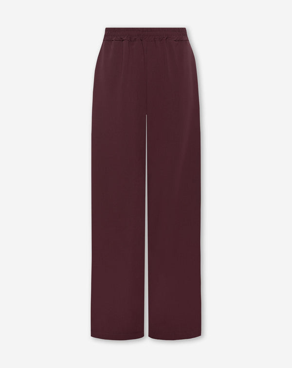 HAILEY TRACK PANTS BURGUNDY