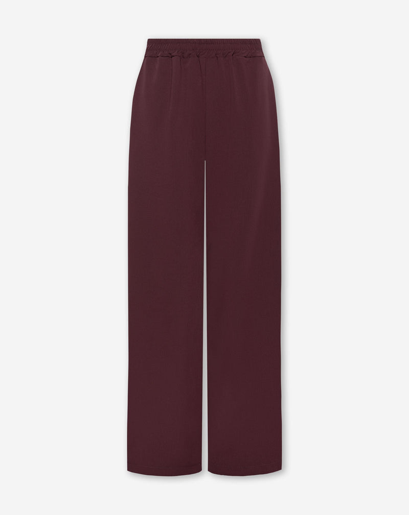HAILEY TRACK PANTS BURGUNDY